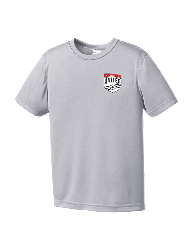 Youth Sport Tek Butte United Crest Silver